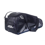 Sac à Dos Padel AMASPORT Cuir - Grande Capacité Imperméable Poche Sécurité Bleu Foncé