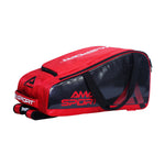 Sac à Dos Padel AMASPORT Cuir - Grande Capacité Imperméable Poche Sécurité Rouge