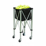 Chariot à Balles Padel Pliable 150 Balles - Panier Roulant Enseignement