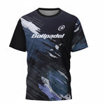 T-Shirt Padel Respirant Homme - Manches Courtes Séchage Rapide Fitness Tennis