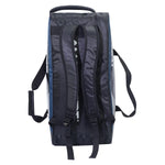 Sac à Dos Padel AMASPORT Cuir - Grande Capacité Imperméable Poche Sécurité Bleu Foncé