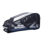 Sac à Dos Padel AMASPORT Cuir - Grande Capacité Imperméable Poche Sécurité Bleu Foncé