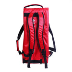 Sac à Dos Padel AMASPORT Cuir - Grande Capacité Imperméable Poche Sécurité Rouge