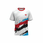 T-Shirt Wilson Sport Été Homme Femme - Séchage Rapide Badminton Fitness Col Rond